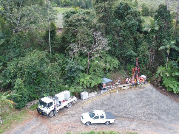 Coffs Harbour bypass - drilling investigations near North Coast rail line
